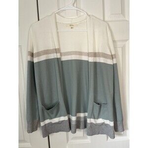 Anthropologie Peyton Primrose Colorblock Cardigan Women Small